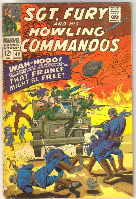 Sgt. Fury and His Howling Commandos #40 comic book very good 4.0