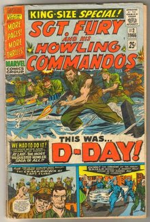 Sgt. Fury and His Howling Commandos king size special #2 comic book poor 1.0
