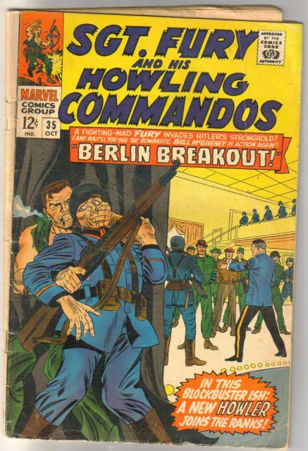 Sgt. Fury and His Howling Commandos #35 comic book good/very good 3.0