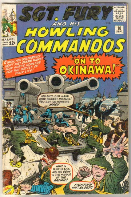Sgt. Fury and His Howling Commandos #10 comic book good/very good 3.0