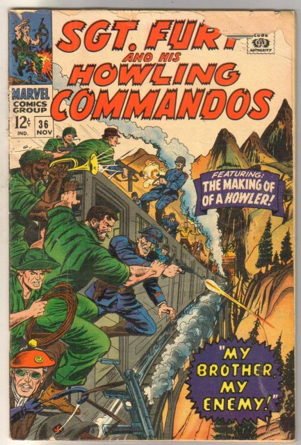 Sgt. Fury and His Howling Commandos #36 comic book good/very good 3.0