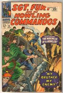 Sgt. Fury and His Howling Commandos #36 comic book good/very good 3.0