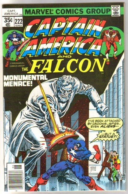 Captain America #222 comic book near mint 9.4