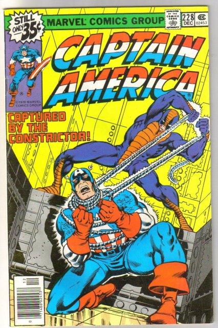 Captain America #228 comic book near mint 9.4