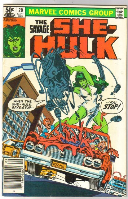 The Savage She-Hulk #20 comic book very fine/near mint 9.0