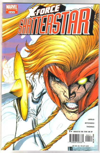 Rob Liefeld X-Force Shatterstar #4 comic book mint 9.8