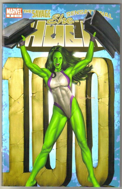 She-Hulk #3 comic book super size mint 9.8