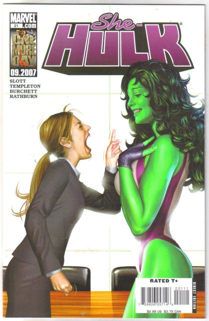 She-Hulk #21 comic book near mint 9.4
