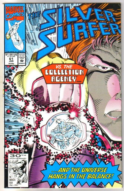 Silver Surfer volume 3 #61 comic book near mint 9.4