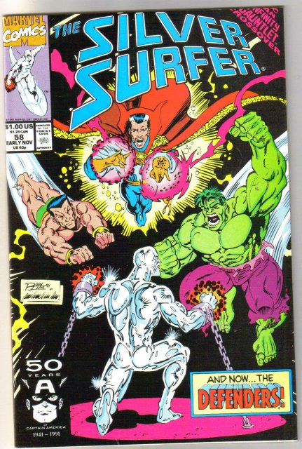 Silver Surfer volume 3 #58 comic book mint 9.8