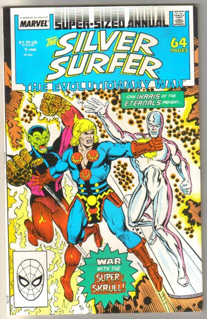 Silver Surfer volume 3 annual #1 comic book mint 9.8