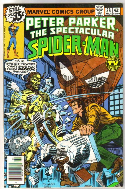 Peter Parker, the Spectacular Spider-man #28 comic book fine/very fine 7.0