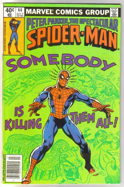 Peter Parker, the Spectacular Spider-man #44 comic book miont 9.8