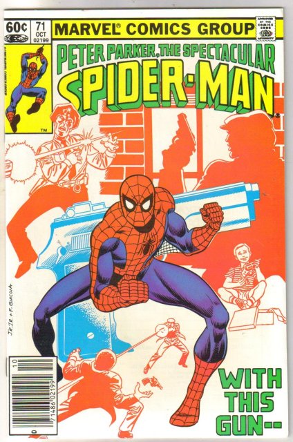 Peter Parker, the Spectacular Spider-man #71 comic book miont 9.8