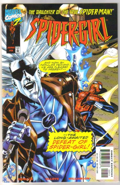 Spider-girl #9 comic book near mint 9.4