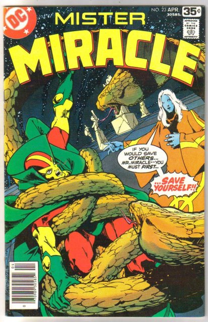 Mister Miracle #23 comic book very fine 8.0
