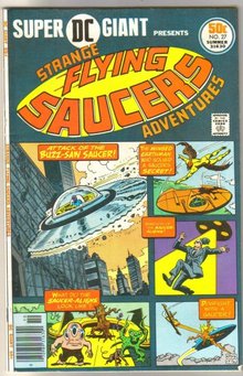 Super DC Giant #27 presents Strange Flying Saucers Adventures comic book fine 6.0