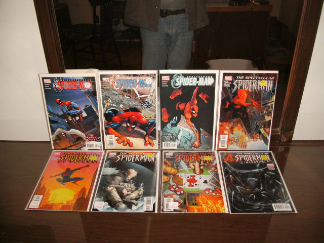 Spectacular Spider-man 2nd series comic book collection of 8