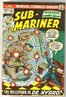 Sub-Mariner #61 comic book very good/fine 5.0