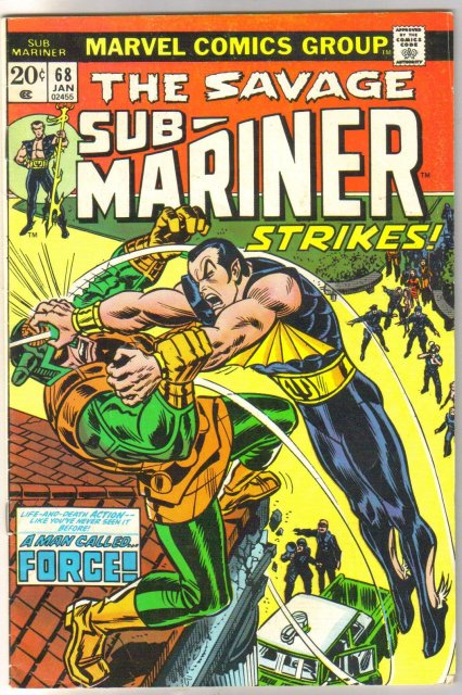 Sub-Mariner #68 comic book very good/fine 5.0