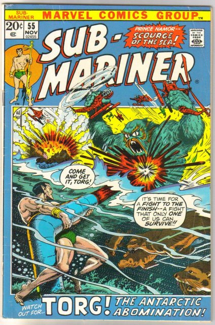 Sub-Mariner #55 comic book fine 6.0