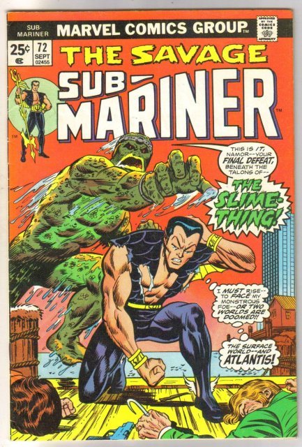 Sub-Mariner #72 comic book fine 6.0