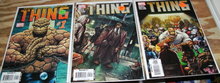 The Thing issues 1, 5, and 8 comic book assortment