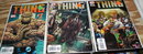 The Thing issues 1, 5, and 8 comic book assortment