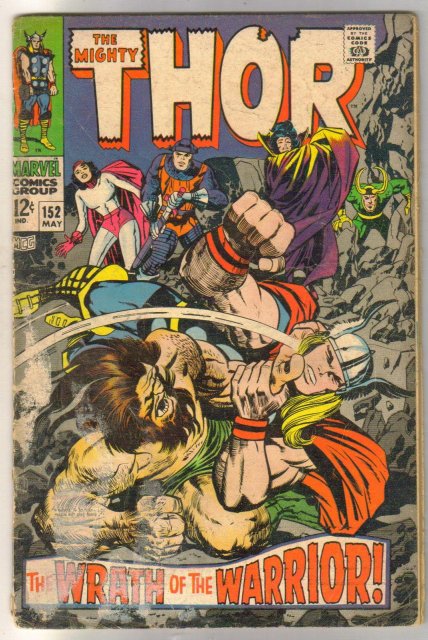 The Mighty Thor #152 comic book fair 1.5