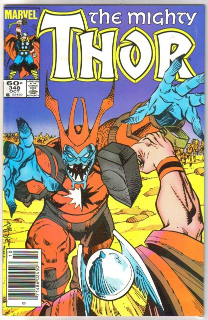 The Mighty Thor #348 comic book mint 9.8