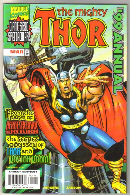 The Mighty Thor 1999 annual comic book mint 9.8