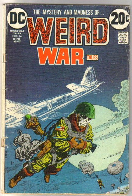 Weird War Tales #14 comic book very good 4.0