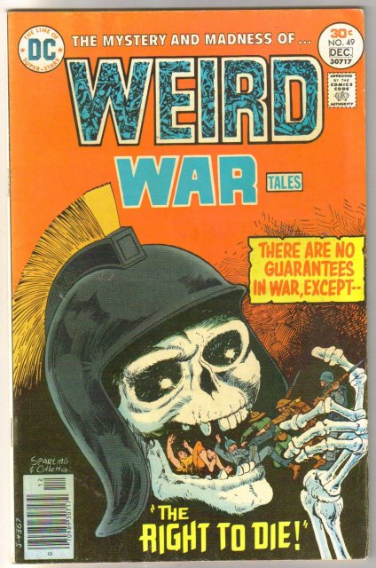 Weird War Tales #49 comic book very fine 8.0