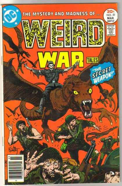 Weird War Tales #51 comic book near mint 9.4