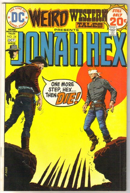 Weird Western Tales #24 presents Jonah Hex comic book fine/very fine 7.0