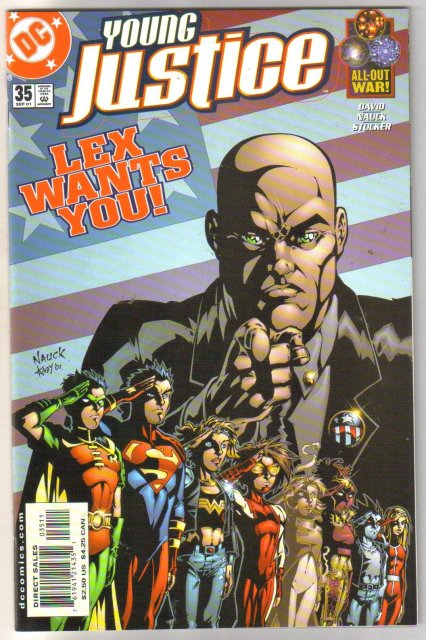Young Justice #35 comic book mint plus 9.9