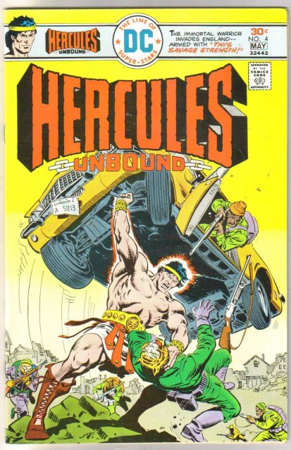 Hercules Unbound #4 comic book near mint 9.4