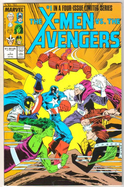 X-Men vs. the Avengers #1 comic book near mint 9.4