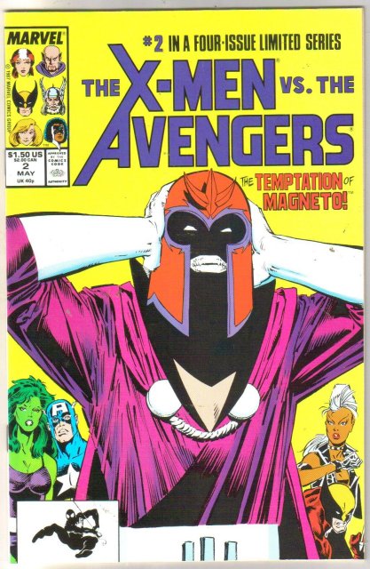 X-Men vs. the Avengers #2 comic book near mint 9.4