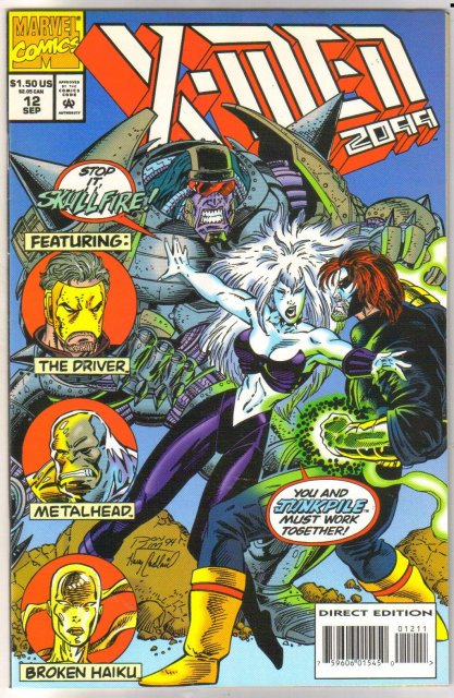 X-Men 2099 #12 comic book near mint 9.4