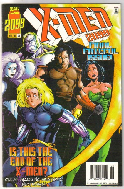 X-Men 2099 #35 comic book very fine/near mint 9.0