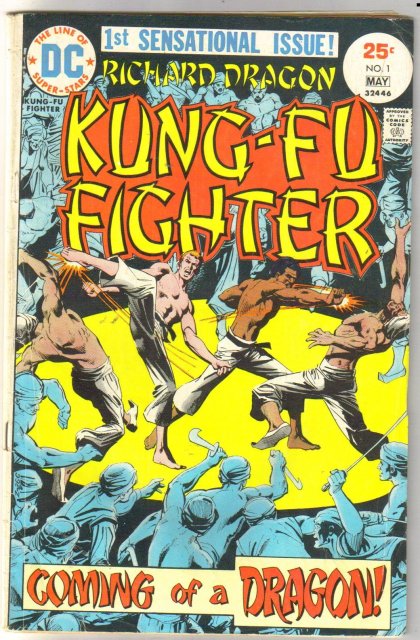 Richard Dragon Kung-Fu Fighter #1 comic book very good 4.0