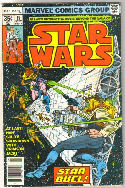 Star Wars #15 comic book good/very good 3.0