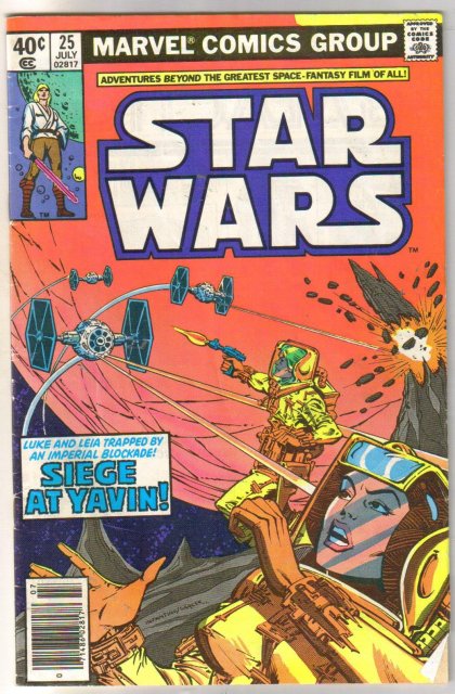 Star Wars #25 comic book very good 4.0