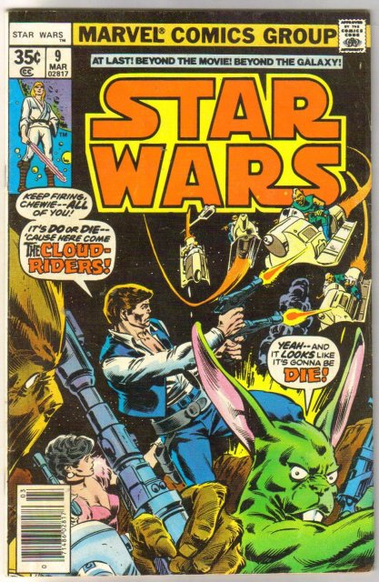 Star Wars #9 comic book very good/fine 5.0