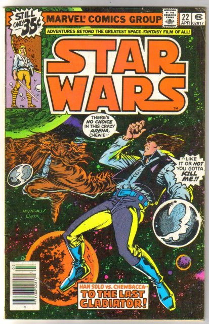 Star Wars #22 comic book very good/fine 5.0