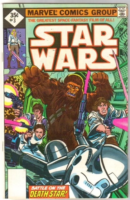 Star Wars #3 reprint comic book very fine 8.0