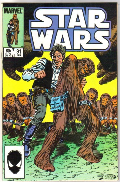 Star Wars #91 comic book near mint 9.4