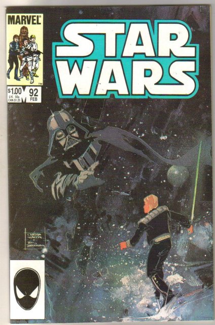 Star Wars #92 comic book near mint 9.4