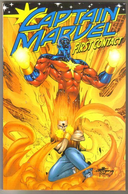 Captain Marvel First Contact trade paperback brand new mint